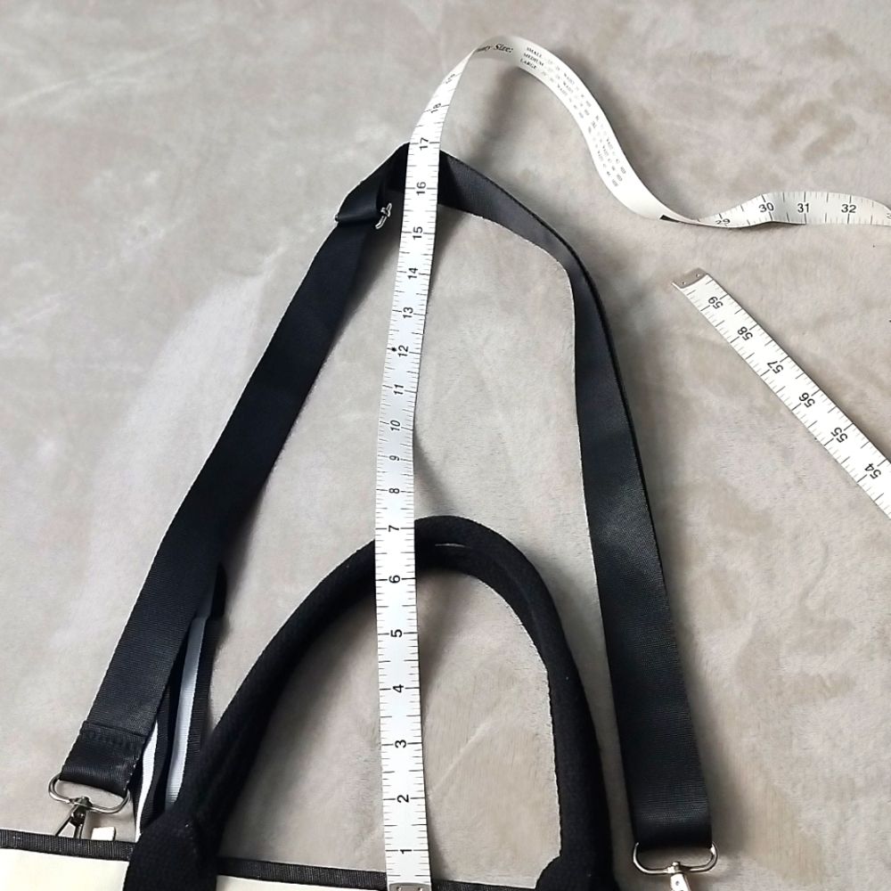 C😊ach Black and Cream Tote Bag Set - Picture 12 of 12